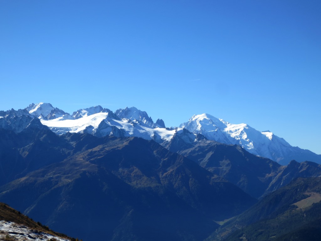 Côté massif du Mont Blanc