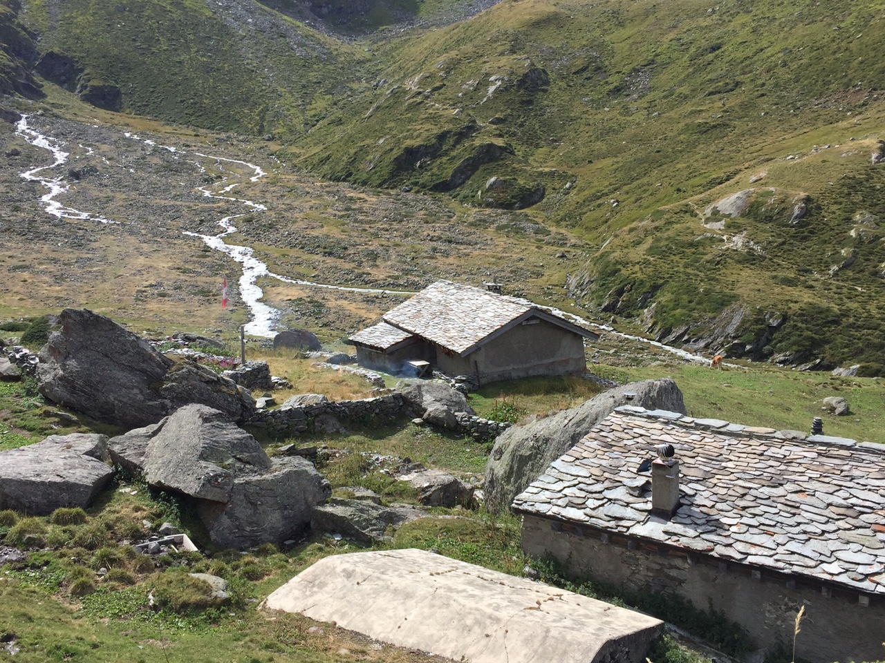 Vue générale sur le site