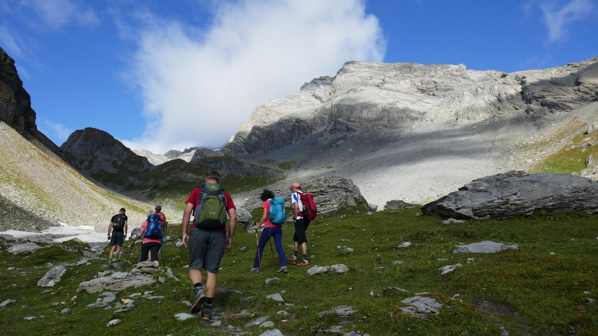 Le Grand Muveran est encore dans les nuages