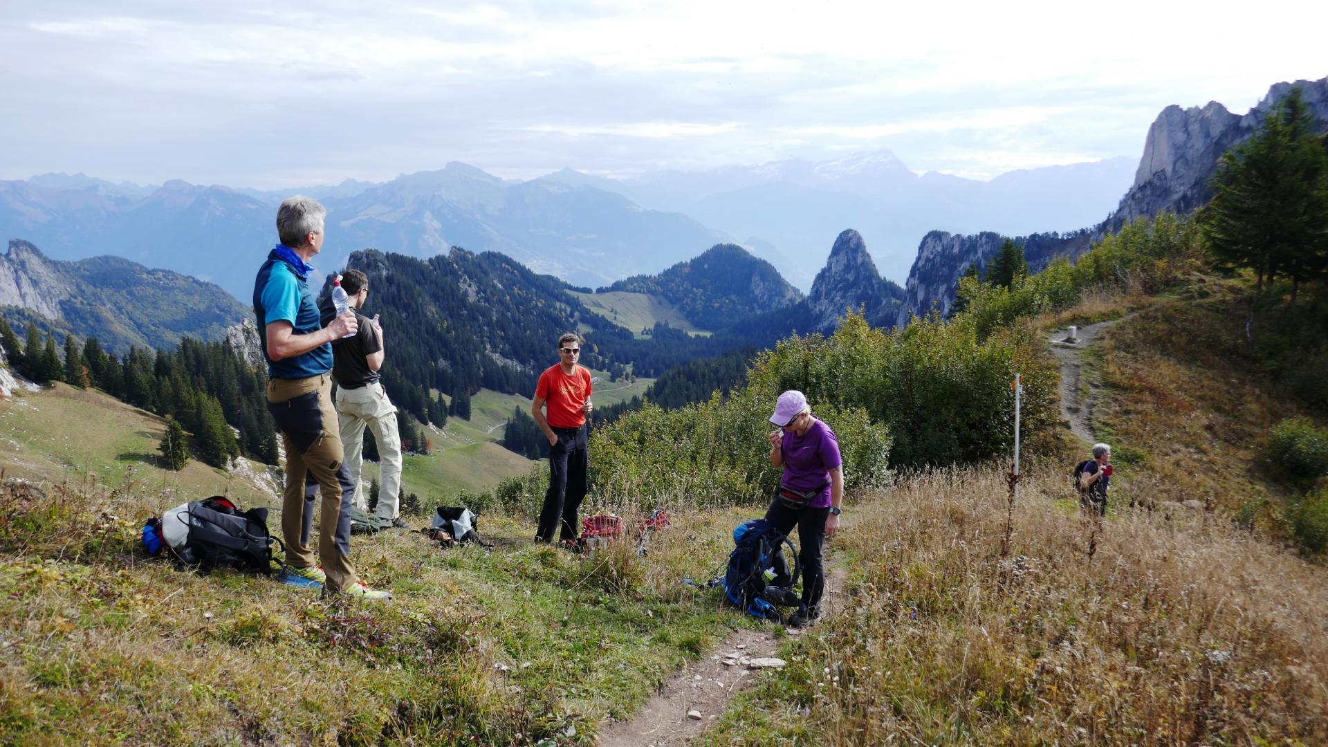 Pause au col de Savalène