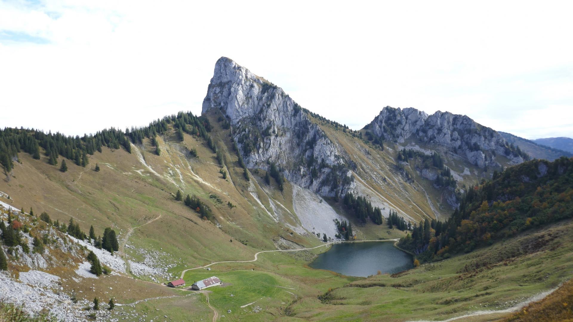 Col de Savalène, Linleu et lac d'Arvouin