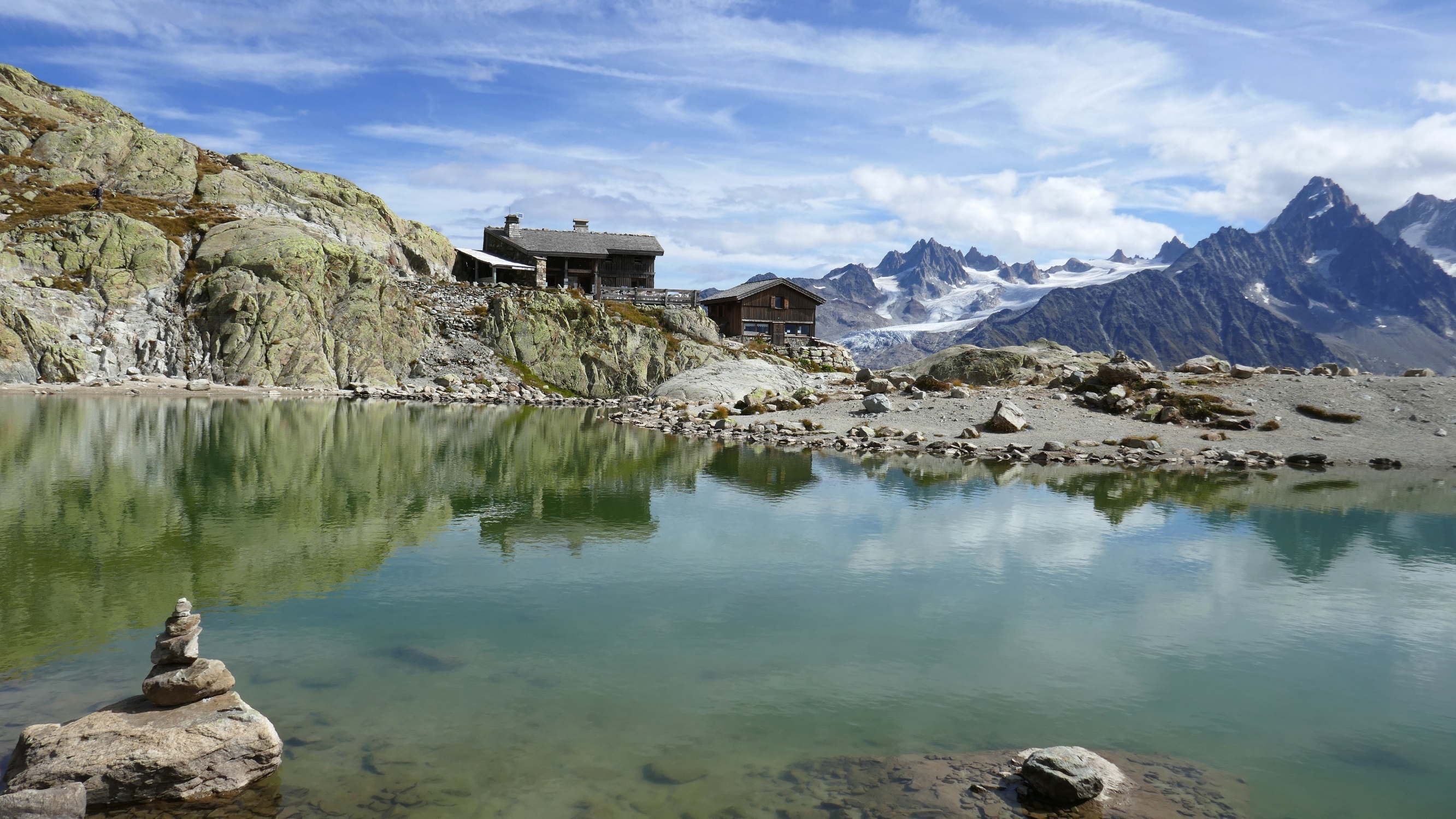 Lac Blanc, glacier du Tour