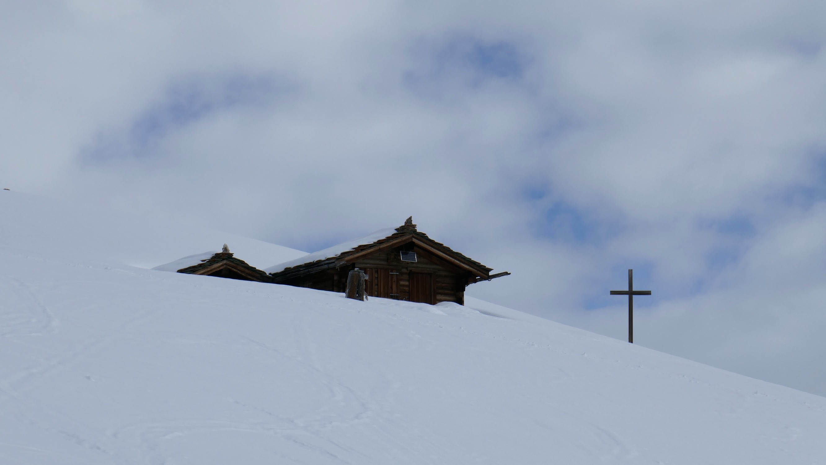 De la neige ici